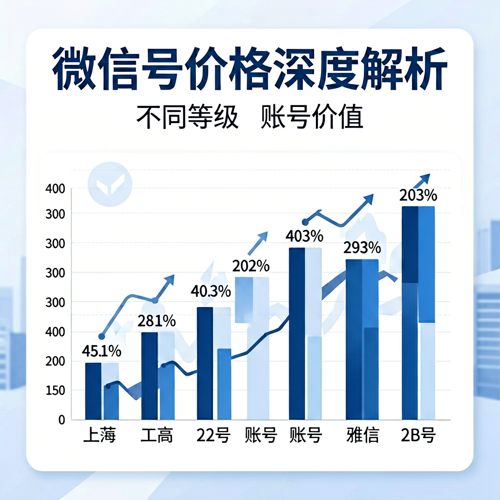 2026年微信号价格行情深度解析:不同等级二手微信号值多少钱?